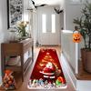 1Pcs Anti Fatigue Kitchen Rugs,  Christmas Corridor Print Waterproof Non-Slip Thick Cushioned Kitchen Mat Heavy Duty Comfort Standing Mat for Kitchen