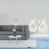 Graceful Dancing Girl And Swan Couple Ceramic Figurine Modern Art Sculpture for Bedroom Office