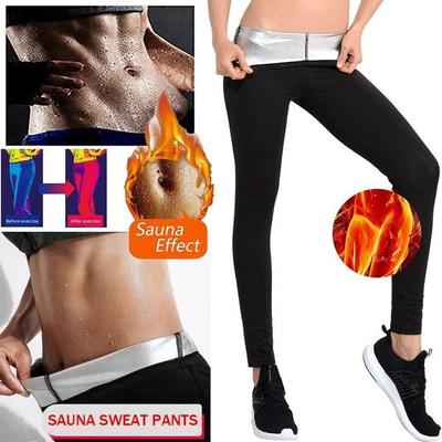 Women Sweat Body Shaper Sauna Waist Trainer Slimming Pants Thermal Polymer Fat Burner Workout Fittness Capris