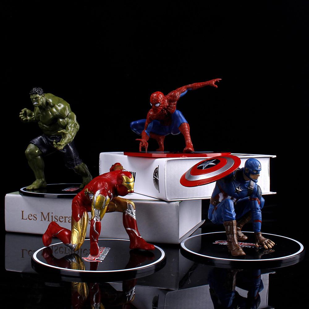 Hochwertige Avengers Spider Hulk Captain America Iron Man Charaktermodell Dekoration Für Fans