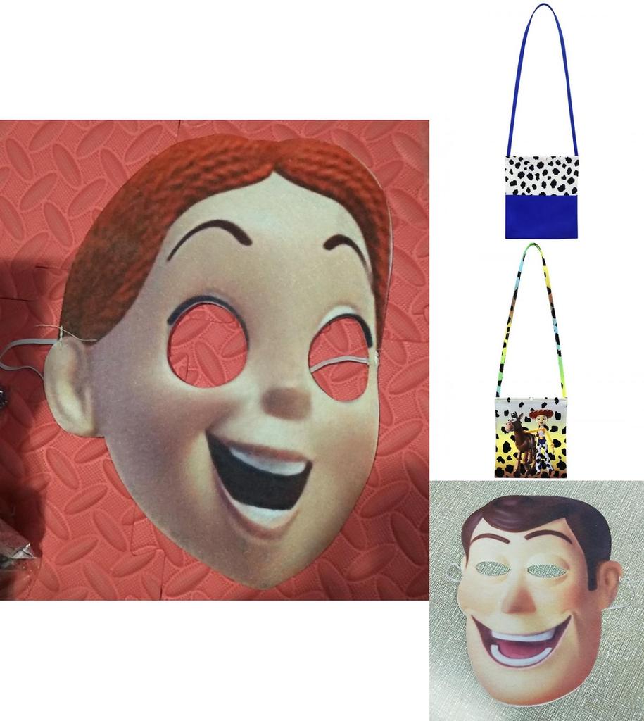 Toy Story 4 Woody Tsui Kids' Cosplay Set Including Hat Mask Scarf And Shoulder Bag