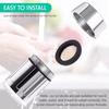 LED Temperature Sensitive Faucet Water Saving Bathroom Kitchen Sensor 7 Color Change Faucet Head Aerator Tap Nozzle Shower