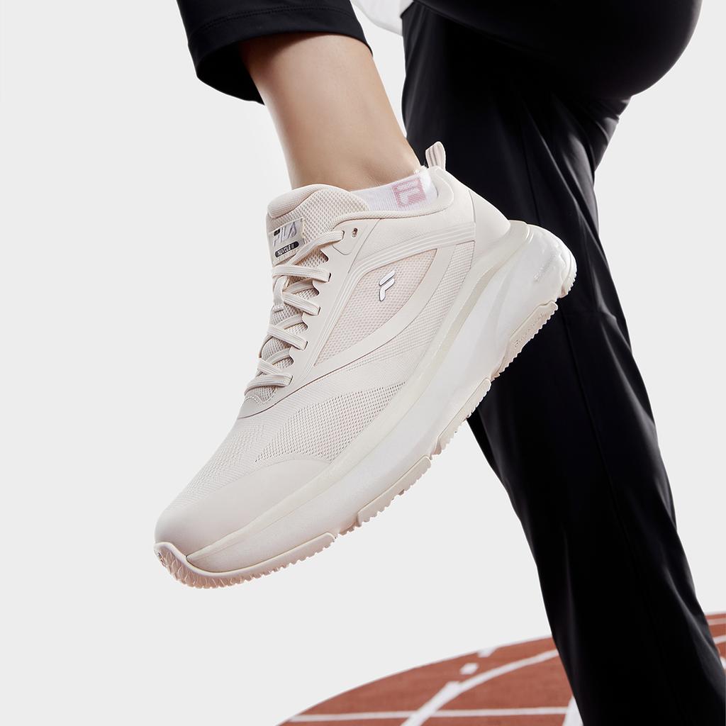 Fila Nuvole 2 City Running Breathable Versatile Low-Top Running Shoes Women Sneaker White A12W431112FJS