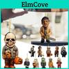 Retro Style Acrylic Horror Movie Garden Gnome Car Accessories For Spooky Decor