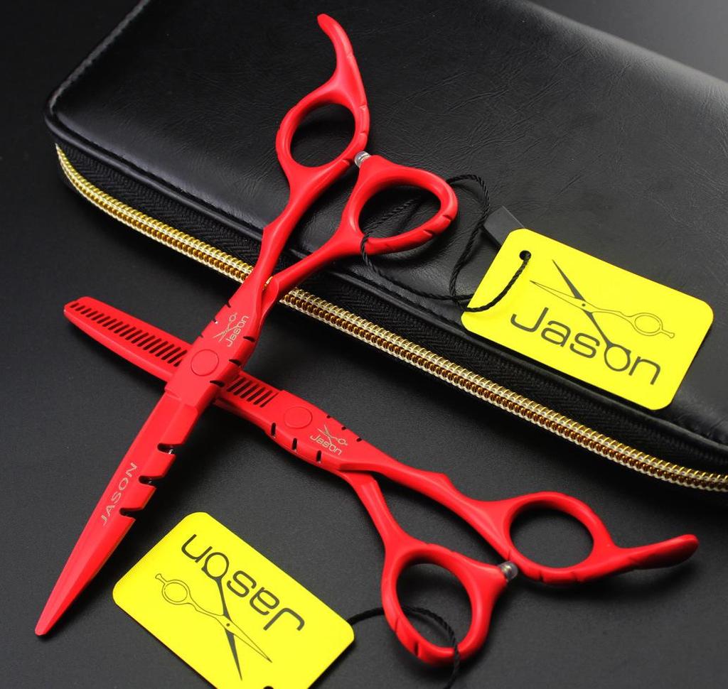 SY4 Jason White Hairdressing and Thinning Scissors Set - Straight Shears SY4-0402