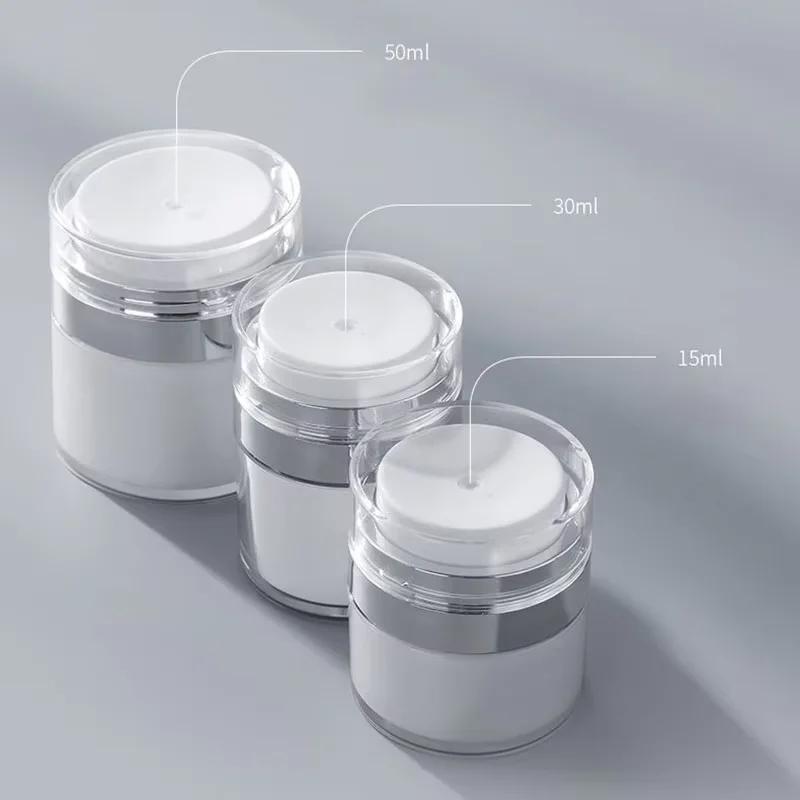 Cosmetic Jar 15/30/50ml Moisturizer Jar Container Empty Cream Subpackage Vacuum Bottle for Skincare Face Makeup Lotion Creams