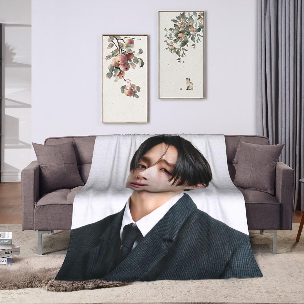 Ald1 Sangwon Bedding Throws Soft Graphic Blankets For Living Room Travel Car Flannel Bedspread Bed Cover