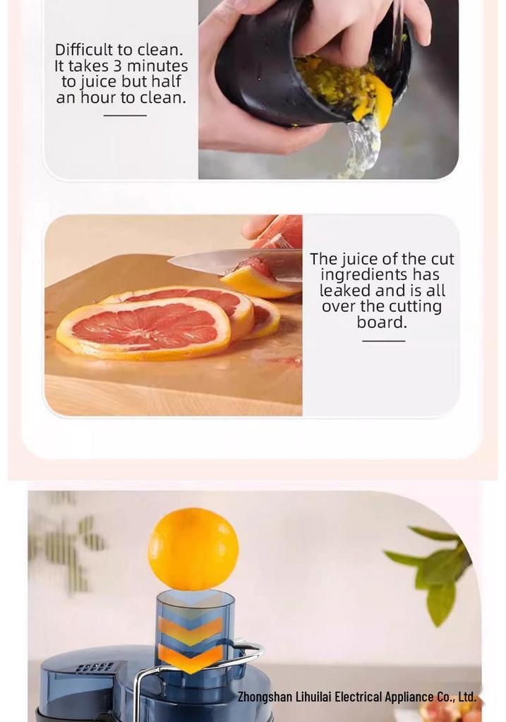 Smart Automatic Large Caliber Juicer for Home