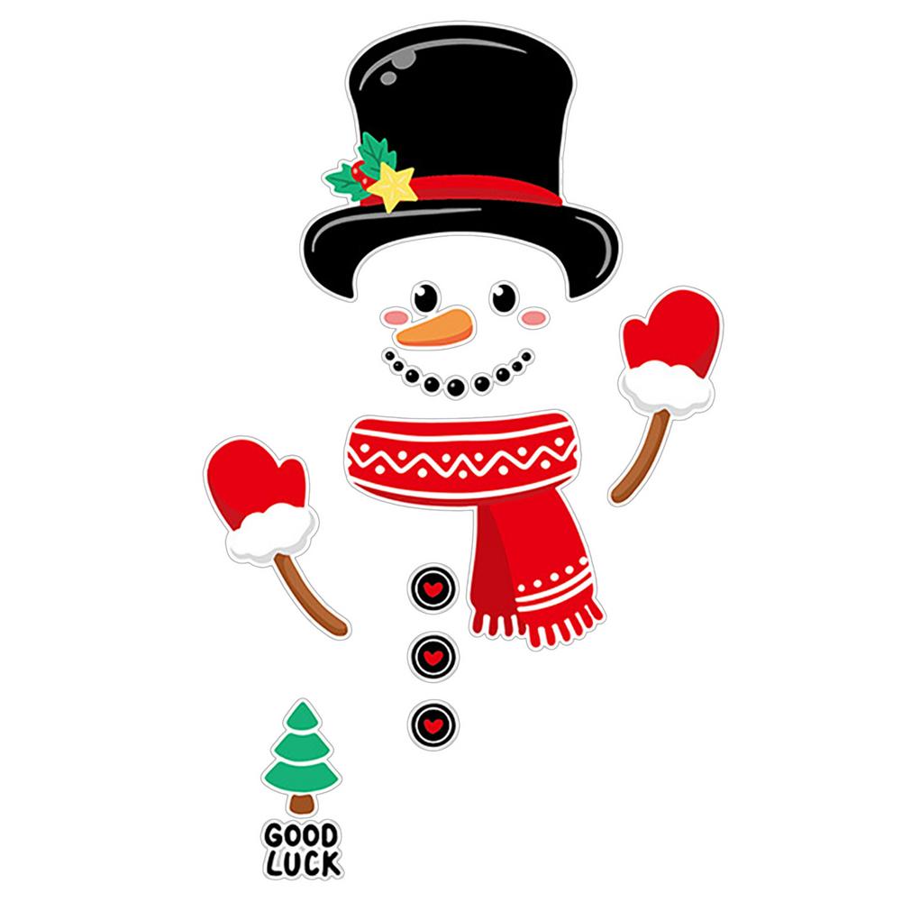 

Творческие рождественские магниты на холодильник Снеговик Наклейки на холодильник Сделай сам Рождественские магнитные наклейки Наклейки с изображением дерева/лося/Санты Магнитные наклейки C