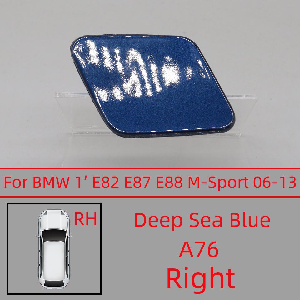 For BMW 1 Series E81 E82 E87 E88 LCI M SPORT 2005-2013 Front Headlight Headlamp Washer Nozzle Cover Cap 61677837431 61677837432