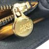 Versace Vintage Logo Sunburst Tote Bag Chain Shoulder Bag Black/Gold