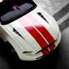 2PCS ABS Universal Car Simulation Hood Vent Decor Sporty Side Air Flow Sticker