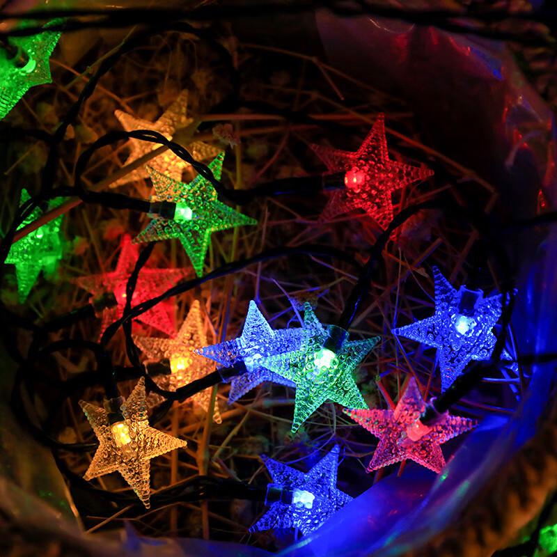 

HEIXIE Solar LED Star String Lights