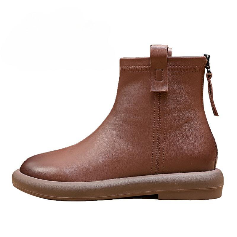 

Ботинки Martin с мягкой подошвой, кожаные, короткие, на плоской подошве 37 коричневый