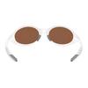 Oakley Temple Lettering Logo Embellishment Injection Molded Irregular Sunglasses Unisex Couple White