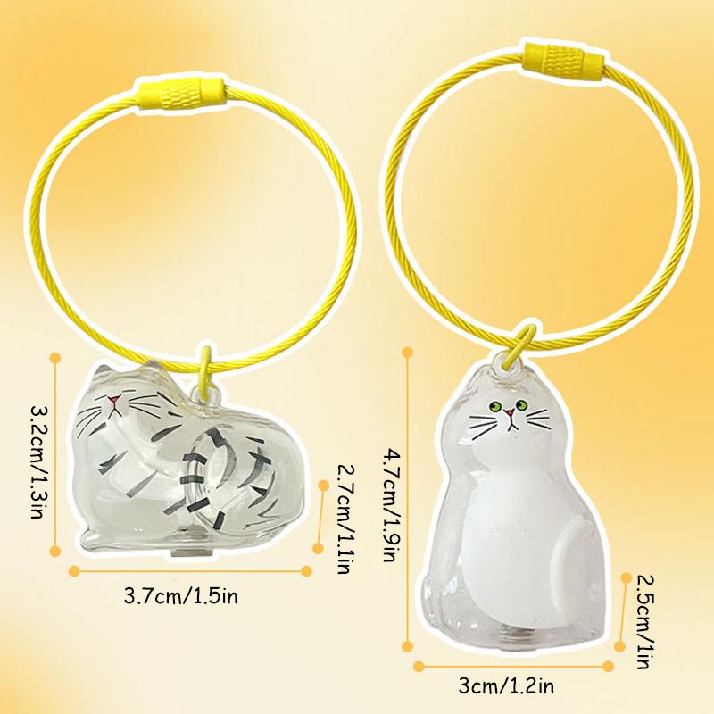 1/3/6 Buc. Capsulă Transparentă pentru Păstrarea Suvenirurilor Animalului de Companie, Puf Drăguț de Animal de Companie pentru Pisică, Breloc, Pandantiv, Cutie Suvenir, Sticlă Comemorativă