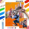 Zootopia Judy Hopps Oil Painting Kit Painting Art Home Bedroom Wall Decoration Handmade Diy Gift