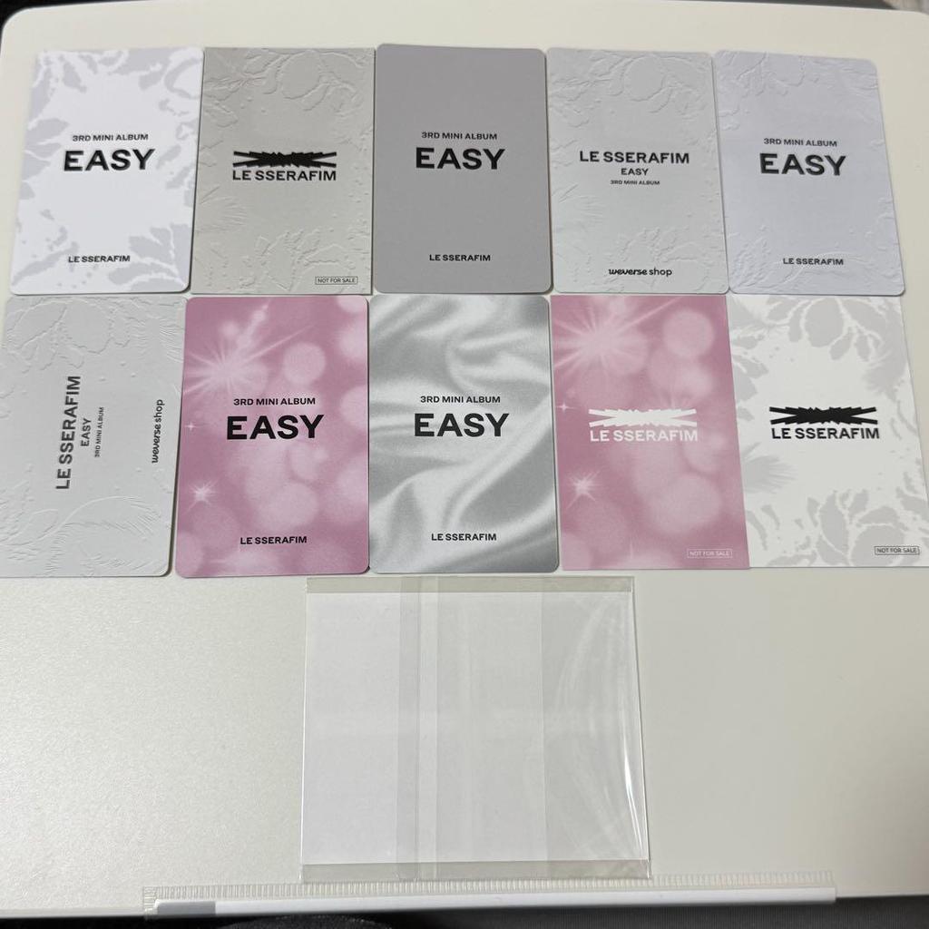 [USED] LE SSERAFIM Lucera EASY Rakidro Bonus Trading Card Sakura