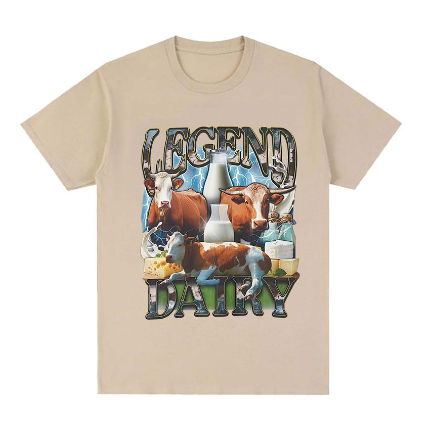 Lustige Milch macht meinen Bauch weh Meme Grafik T-Shirt Unisex Damen Mode Oversized T-Shirt Lässige O-Ausschnitt Kurzarm Tops T-Shirts