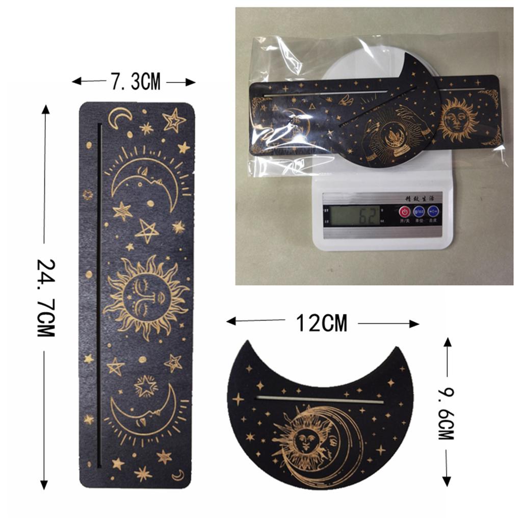 Wooden Tarot Card Holder Altar Cards Holder Display for Witch Divination Tools