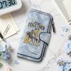 Vintage Western Pattern Long Wallet Multi Slot Card Holder Portable Fashion Forever Daily Use Purse