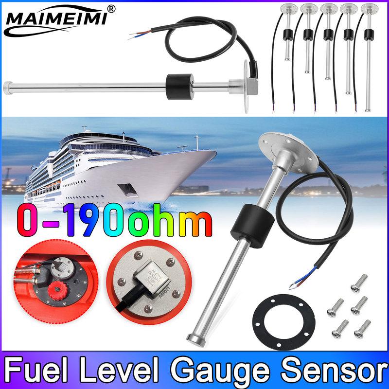 1pc Water Level Guage Sensor For 0-190ohm Water Oil Level Meter 100mm ~ 550mm Fuel Level Sensor Sending Unit Float Switch