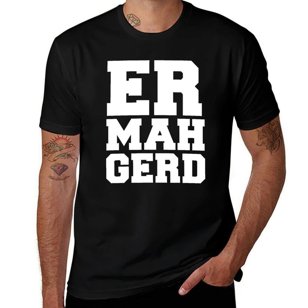 Ermahgerd TShirt t shirt personalised t shirt man plain TShirt