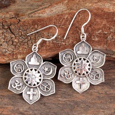 Silver Earring, Solid Silver Jewelry, Handmade Jewelry, 925 Sterling Silver