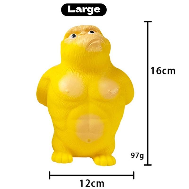 Squishies Gorilla PU Slow Rising Soft Decompression Doll Toy Animal High-Elastic Stretchable Kawaii Squeeze Toys for Kids Adult