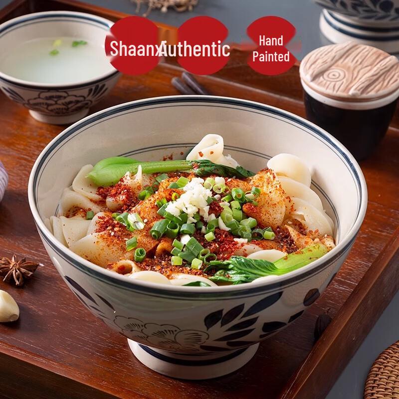 Traditional Shaanxi Ceramic Noodle Bowl