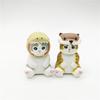 Cat Blind Box Marine Life Sitting Series Squid Penguin Toy Figurine Decoration