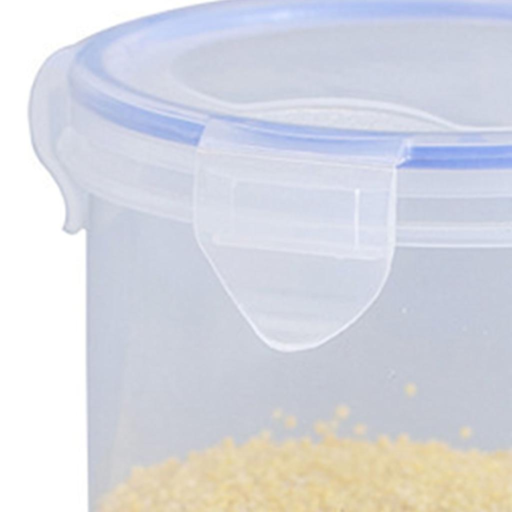 Sealed Canister Multifunctional Transparent Plastic Milk Powder Grains Cereal Storage Jar with Lid for Kitchen