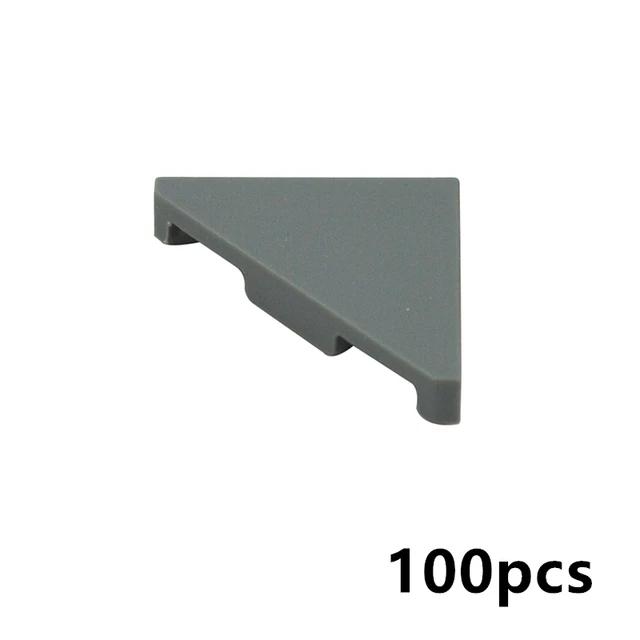 

One Hundred Pieces Custom Creation Bricks 22385 2x3 Shield Light Panel LED 22385 2x3 Tile Creating Cubes DIY Construction Toysets Compatible with