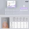 100Pcs/Box Matte Fake Nails No Polishing Press On False Nails Medium Short Design High Matt Soft Gel Nail Tips For Extension