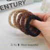 Chic Teddy Fur Hair Ring: Cozy Autumn/Winter Plush Ponytail Holder for Women
