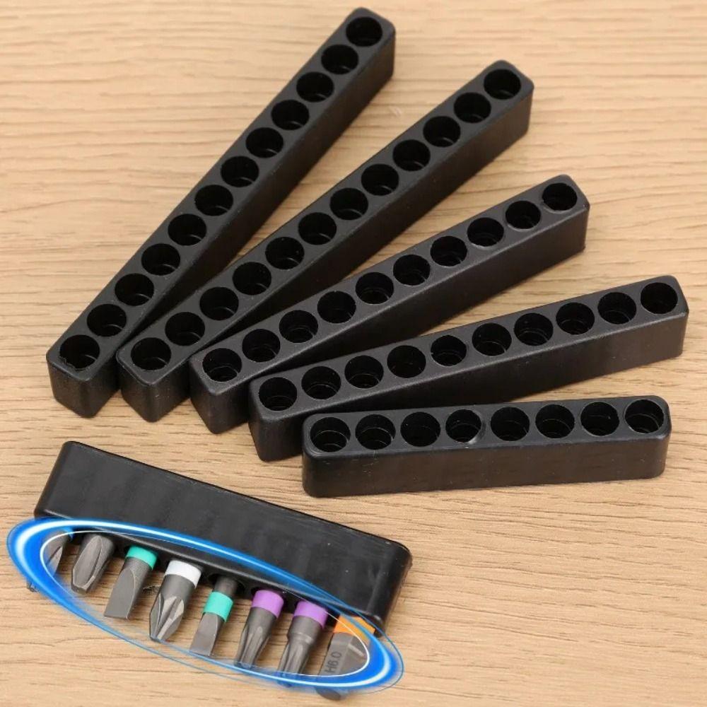 8/10/12 Holes Hex Shank Screwdriver Bit Holder Hardware Tools Power Storage Accessorie
