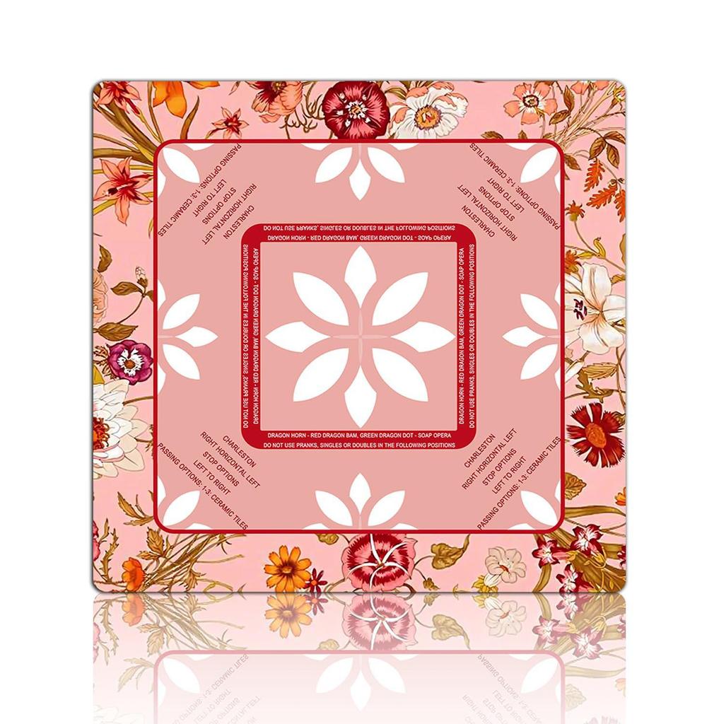 American Mahjong Non-Slip Dirt-Resistant Table Mat - Easy-Clean Protective Cover for Entertainment Activities
