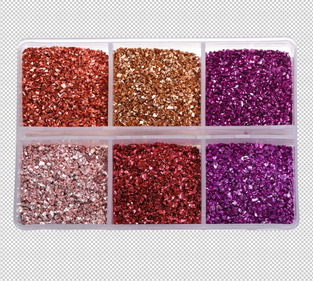 30g/Box Crushed Glass Stones Resin Filling Irregular Broken Stone for DIY Epoxy Resin Mold Crafts Nail Art Decoration Material