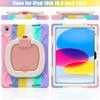 Silicone Kids Tablet Stand Case IPad 10th Gen Shockproof Full Coverage With Built-in Kickstand
