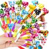 18/72pcs Random Mix Color Party Blower Whistles, Retractable Blow Noisemakers, Birthday Celebration Festival Party Decor YMY