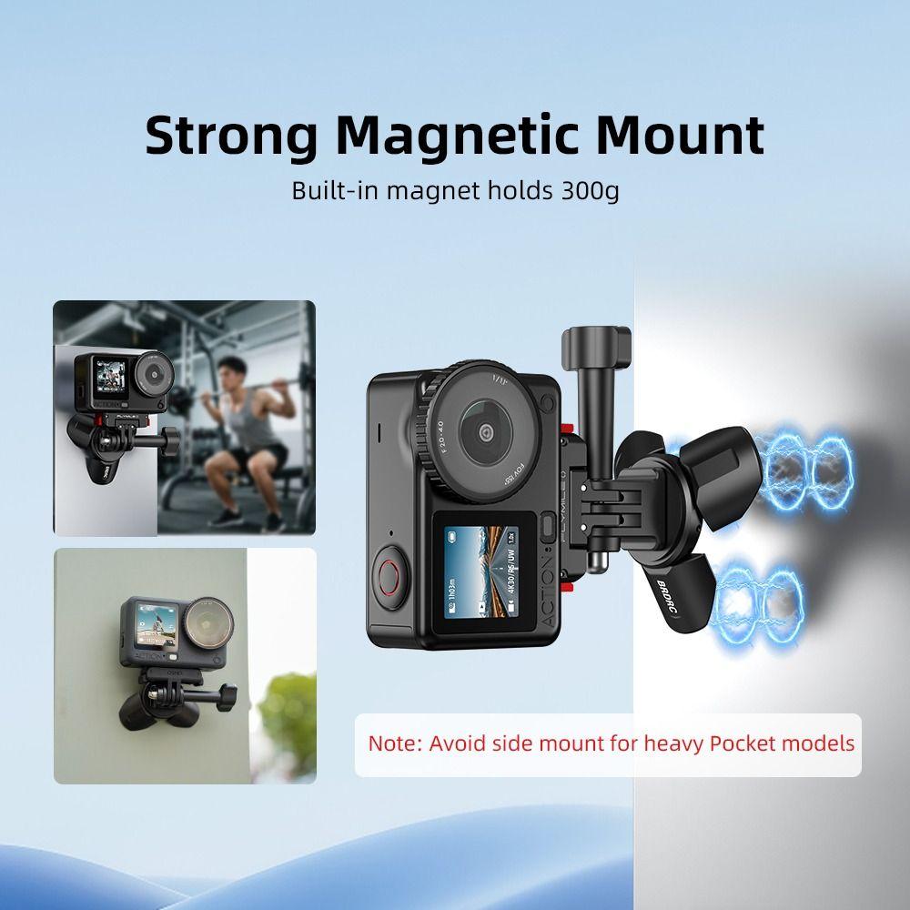 Aluminum Alloy Mini Tripod for DJI Osmo Pocket 4/3/Action 6/5/Osmo 360/Insta360 X5/X4
