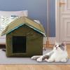 Warm Outdoor Cat House Foldable Insulated Cat House For Pet Weatherproof Cat Houses For Outdoor Cats Dogs And Small Animals