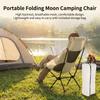 Portable Folding Camping Chair With Mesh Backrest For Fishing Camping Beach Outdoor Use