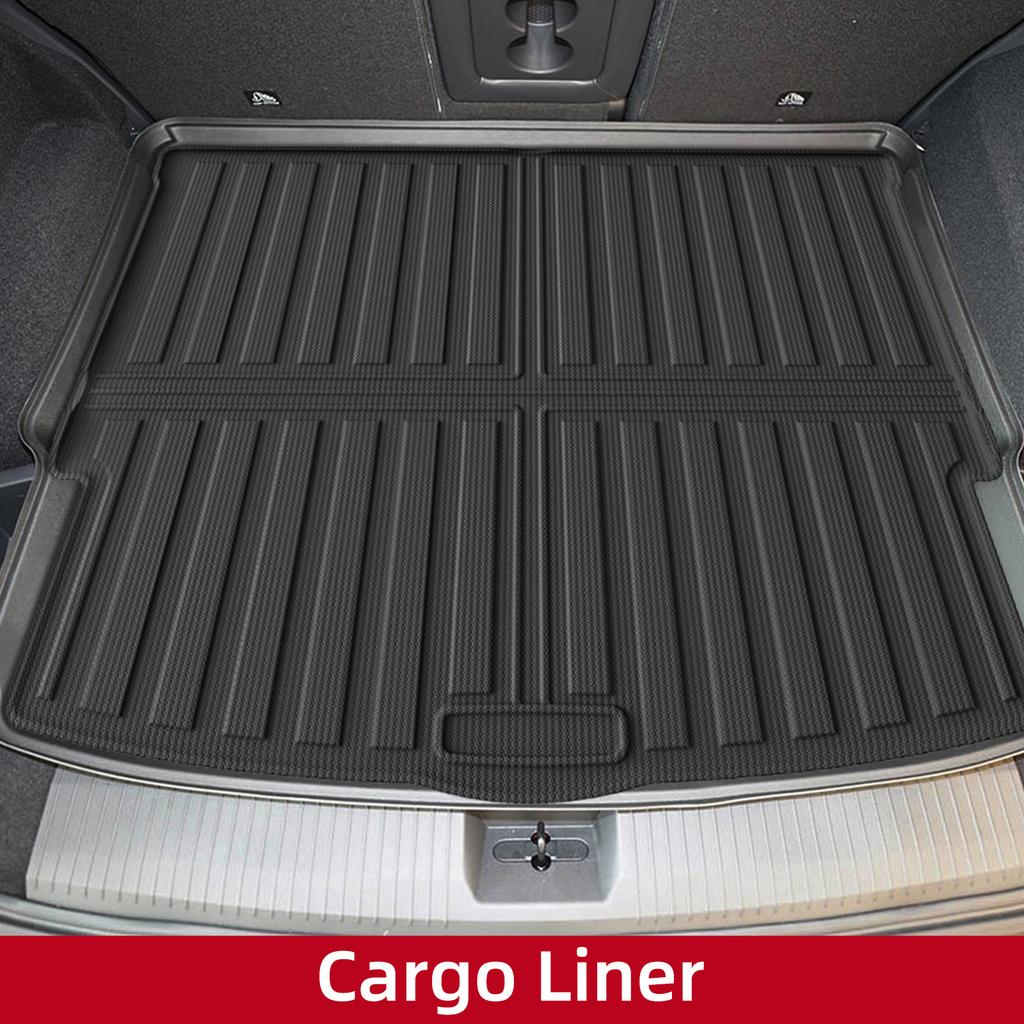 LUCKEASY Right Drive for Nissan X-Trail Xtrail Fuel T33 Series 2022-2025 5Seater Car Floor Mats Trunk TPE Waterproof Black