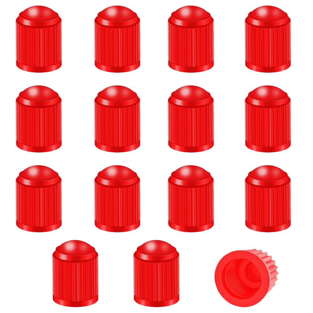 

Air Valve Caps 15 Pack Tire Valve Caps with O Rubber Rings Car Air розовый