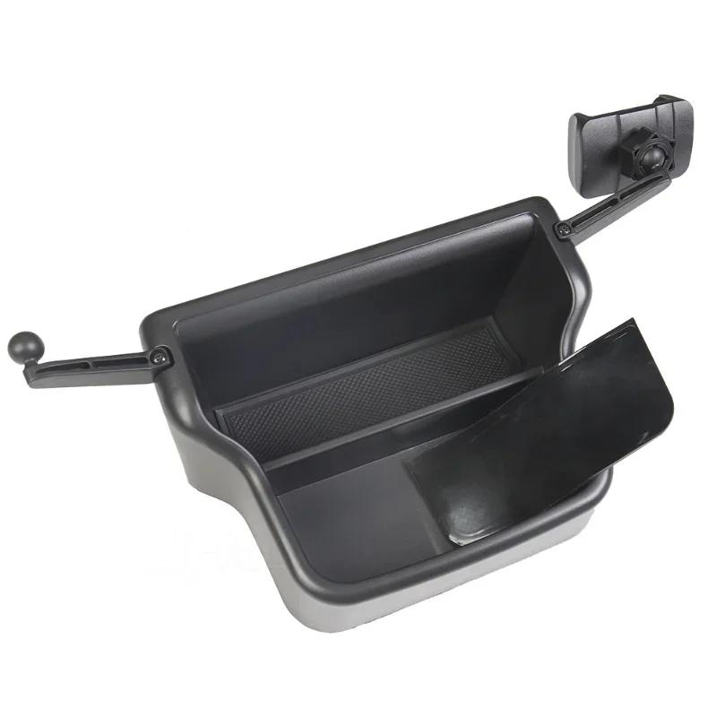 Central Control Screen Back Storage Box Phone Holder Tissue Glasses Tidying Right Rudder Interior Accessories For Mustang Mach-E