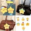 Soft Plush Star Keychain Carabiner Clip For Purse Keys Decoration