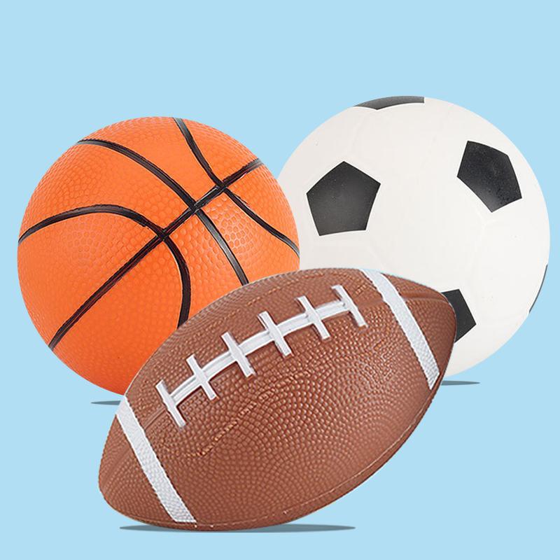 Mini Inflatable Balloon Football Rugby Elastic Indoor And Outdoor Sports Training Props Students Team Game Teaching Ball TMZ