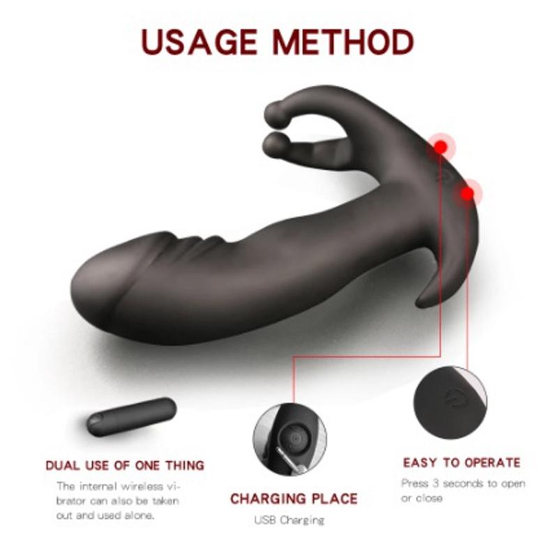 Neuer 10-Gang-G-Punkt-Vibrator, Prostata-Vibration, Analstimulation, großer Arsch, Plugging, Hodensack, Bondage-Stimulation, Sexspielzeug für Erwachsene