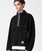 TRILLION Button Half-Neck Fleece Pullover_5Color